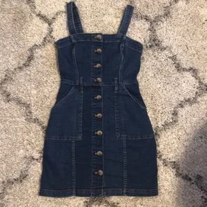 A Divided  denim Jean dress very stretchy
